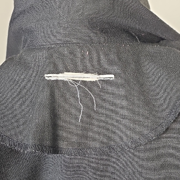 Vintage Black Belted Utility Dress β No Label β Classic Safari-Inspired Silhouet - Picture 8 of 9